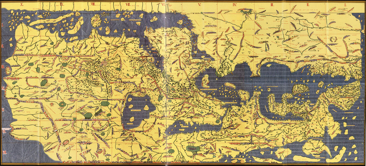 Carte du monde de Al-Idrīsī